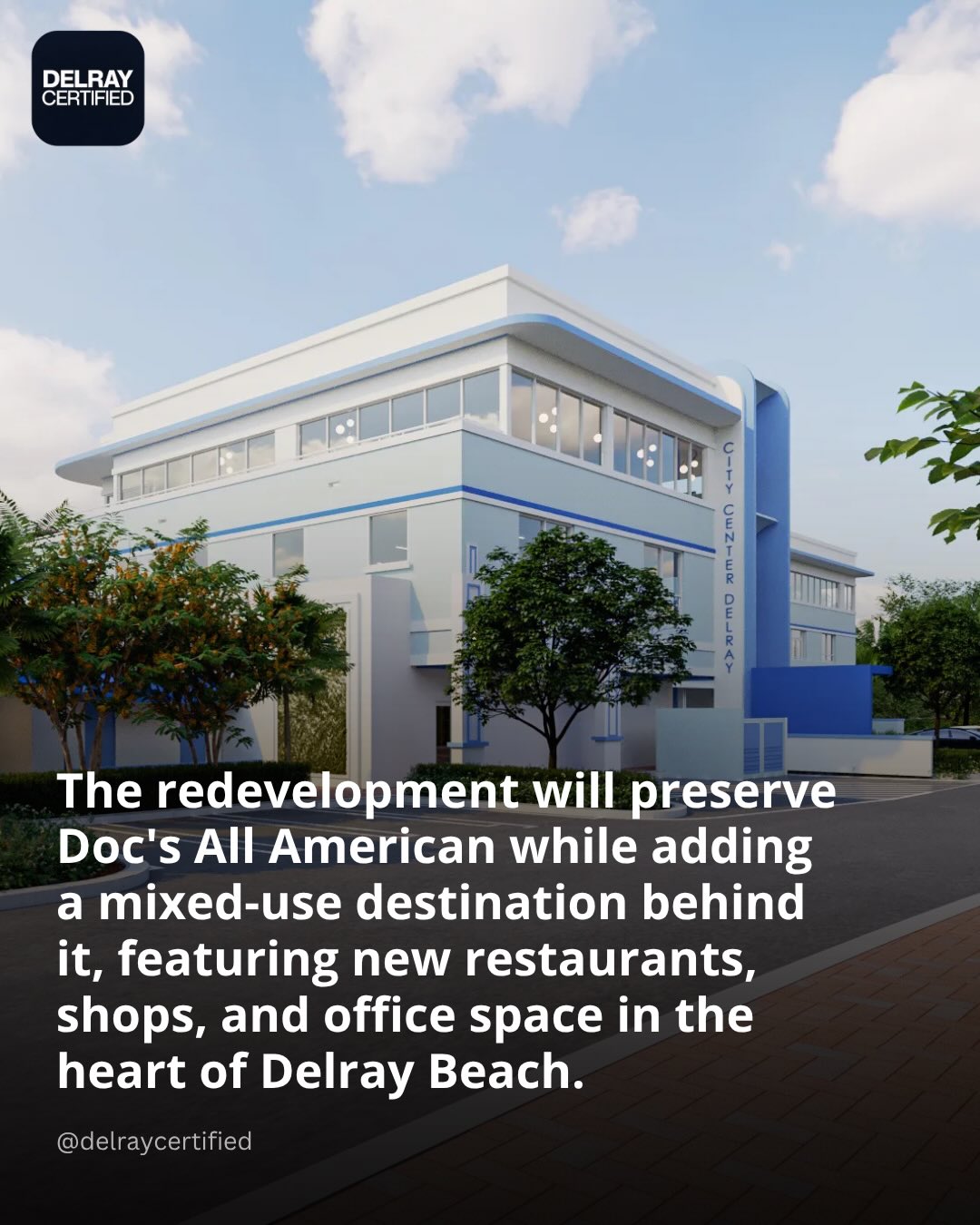 Doc's All American returns as anchor of City Center Delray ...